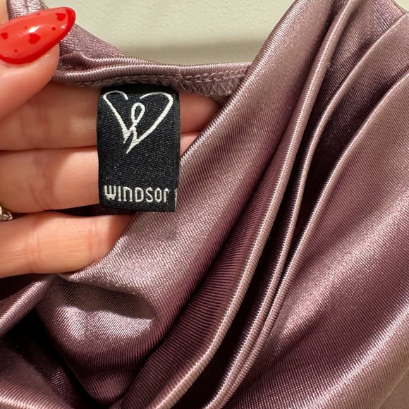 Windsor Purple High Slit Dress - Picture 7 of 8